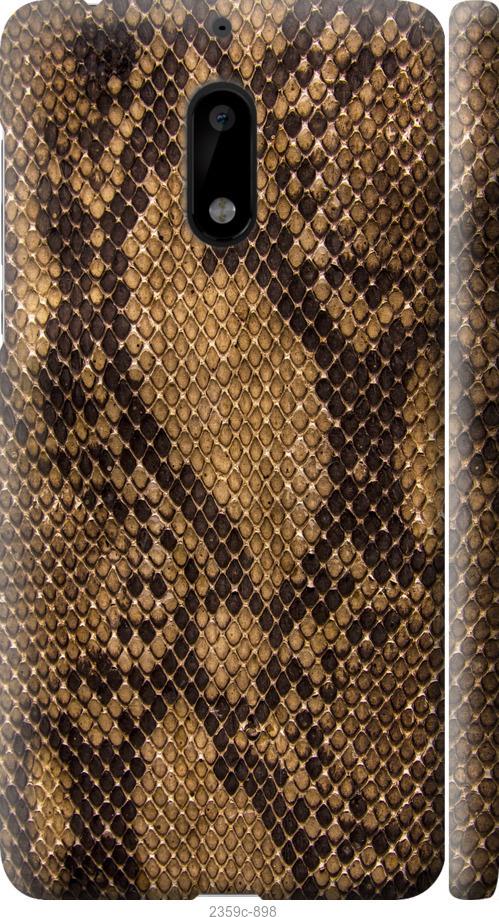 

Чехол на Nokia 6 Змеиная кожа