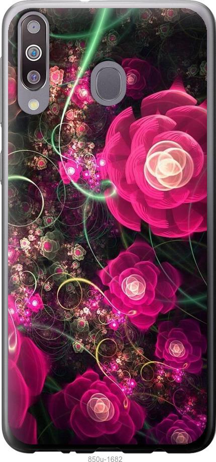 Чехол на Samsung Galaxy M30 Абстрактные цветы 3