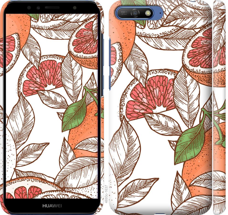 

Чохол на Huawei Y6 2018 апельсини
