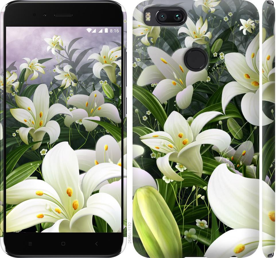 

Чохол на Xiaomi Mi A1 білі лілії