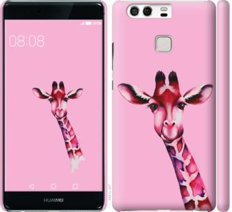 

Чохол на Huawei P9 Рожева жирафа