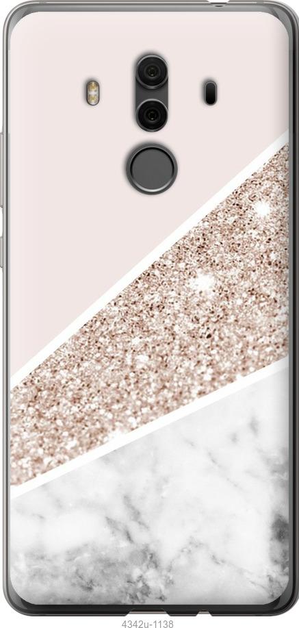 

Чехол на Huawei Mate 10 Pro Пастельный мрамор