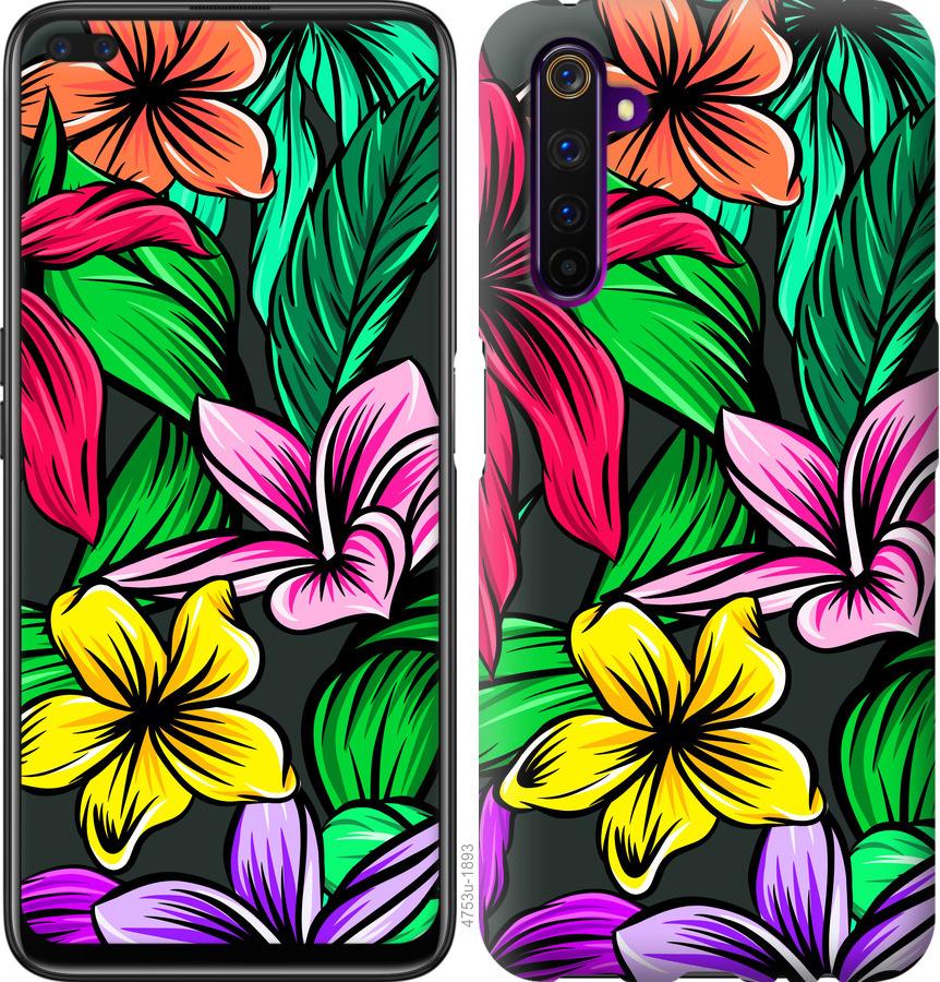 

Чохол на Realme 6 Pro Тропічні квіти 1