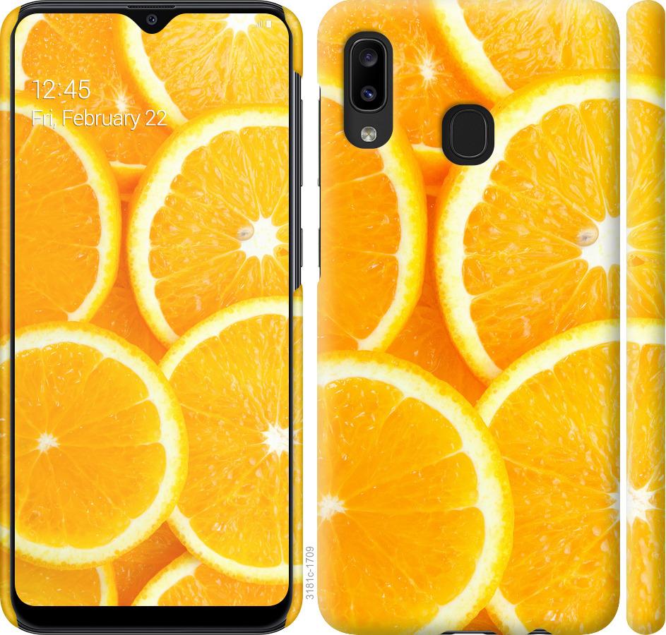 

Чохол на Samsung Galaxy A20e A202F Частки апельсина