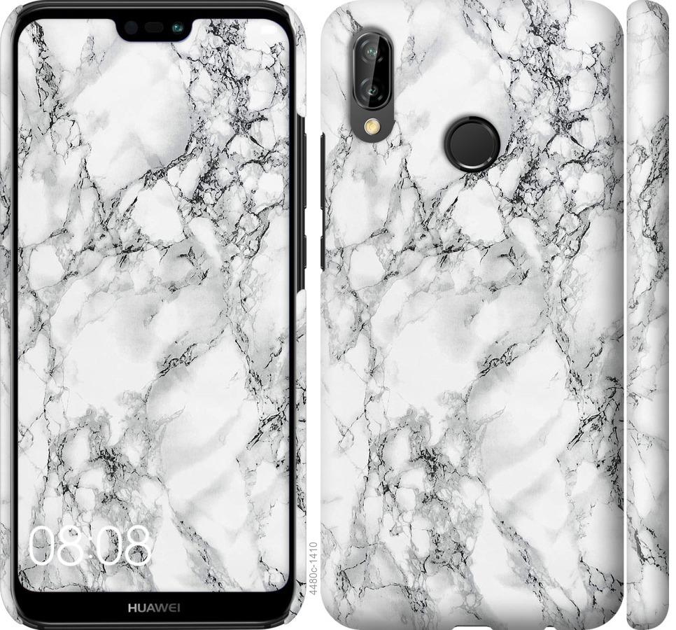

Чохол на Huawei P20 Lite мармур білий