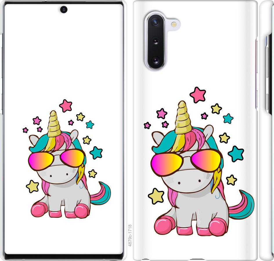 

Чехол на Samsung Galaxy Note 10 Единорог в очках