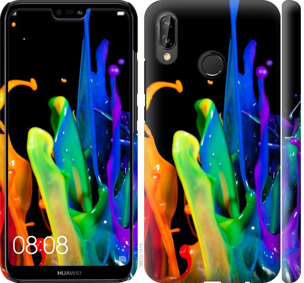 

Чохол на Huawei P20 Lite бризки фарби