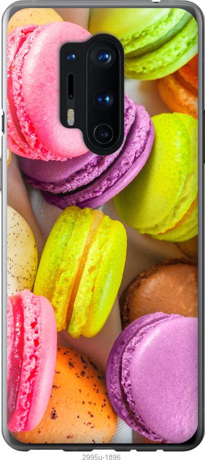 

Чехол на OnePlus 8 Pro Макаруны