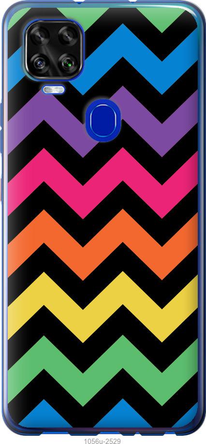 

Чехол на ZTE Blade V2020 Шеврон v1