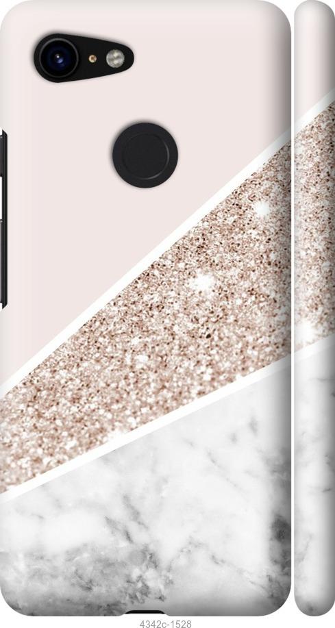 

Чехол на Google Pixel 3 Пастельный мрамор