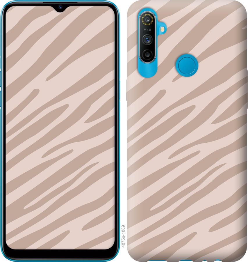 

Чохол на Realme C3 Зебра беж