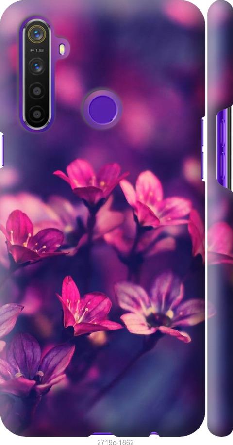 

Чехол на Realme 5 Пурпурные цветы