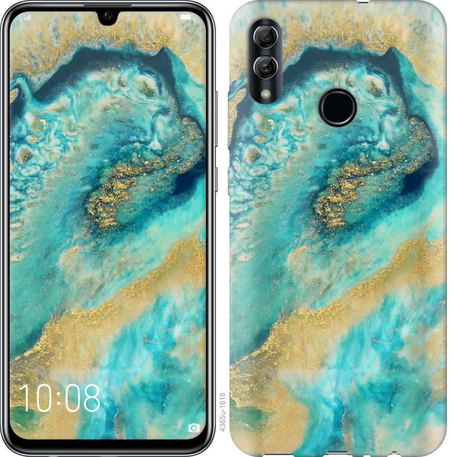 

Чохол на Realme 3 Pro Green marble