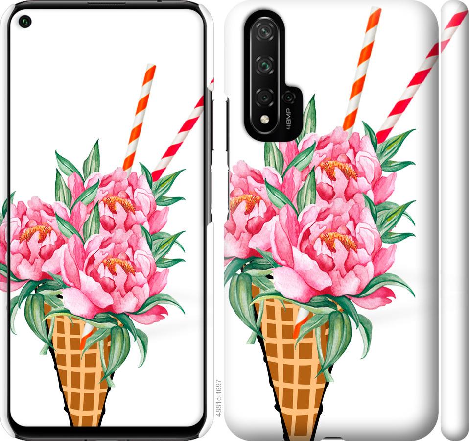 

Чохол на Huawei Nova 5T Морозиво-піони