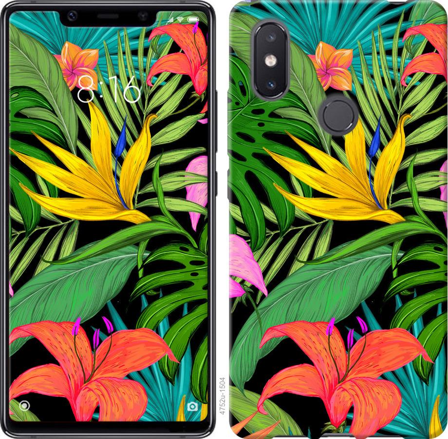 

Чохол на Xiaomi Mi8 SE Тропічні листя 1