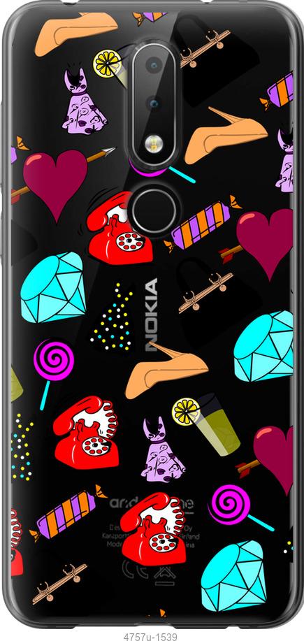 

Чехол на Nokia 6.1 Plus stickers