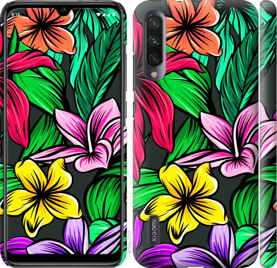 Чохол на Xiaomi Mi A3 Тропічні квіти 1