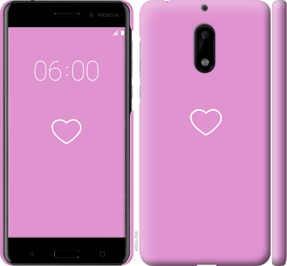 

Чохол на Nokia 6 серце 2