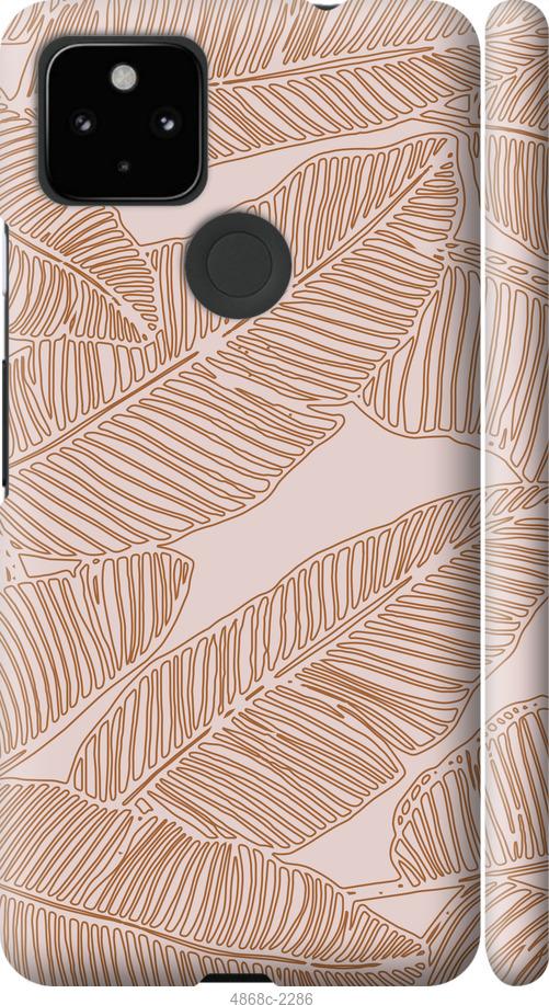 

Чохол на Google Pixel 5A Листя банана