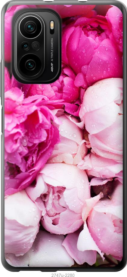 

Чохол на Xiaomi Poco F3 Рожеві півонії