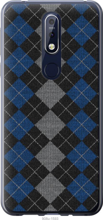 

Чехол на Nokia 7.1 Вязаный узор