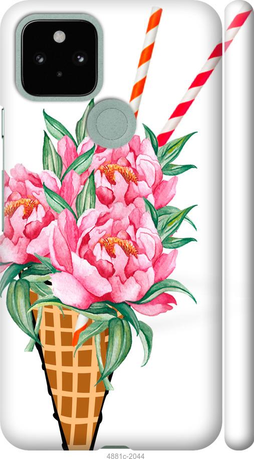 

Чохол на Google Pixel 5 Морозиво-піони