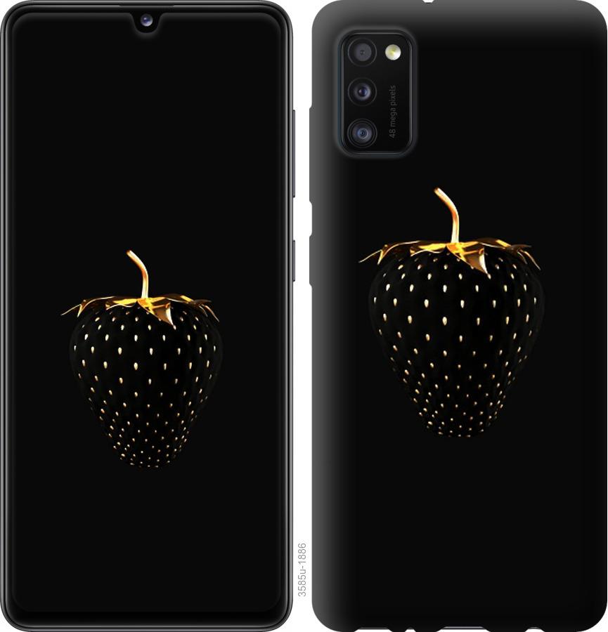 

Чохол на Oppo A52 Чорна полуниця