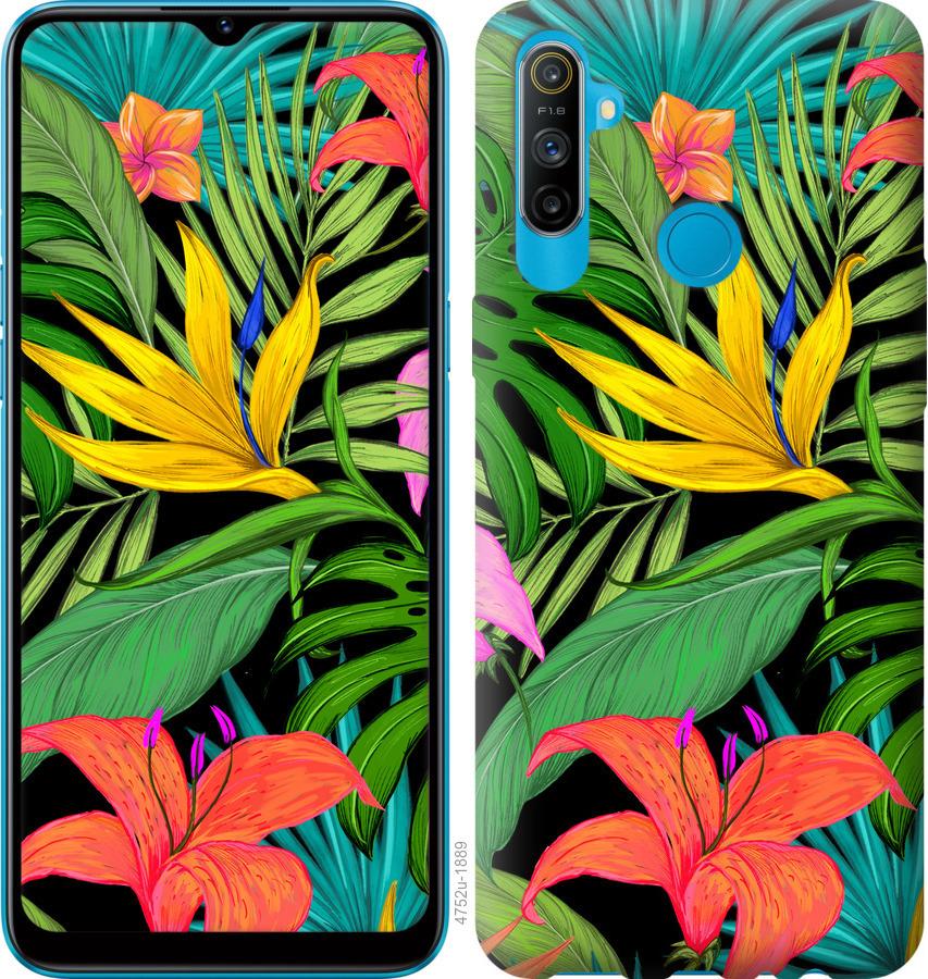 

Чохол на Realme C3 Тропічні листя 1