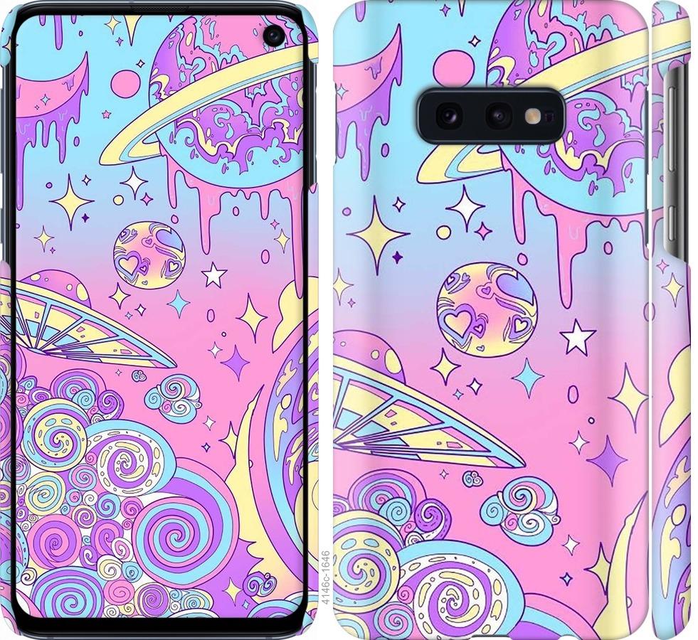 

Чохол на Samsung Galaxy S10e Рожева галактика