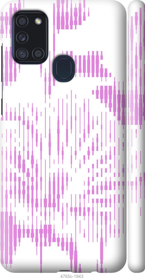 

Чехол на Samsung Galaxy A21s A217F Розовый бутон. Цветок. Pink Flower Bloom