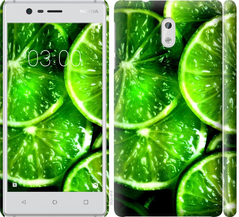 

Чохол на Nokia 3 Зелені часточки лимона