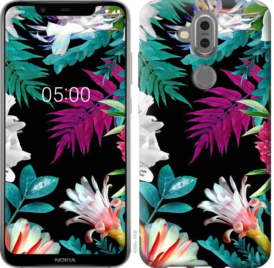 

Чехол на Nokia 8.1 Flowers