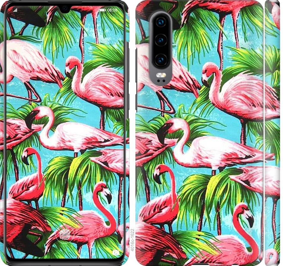 

Чехол на Huawei P30 Tropical background