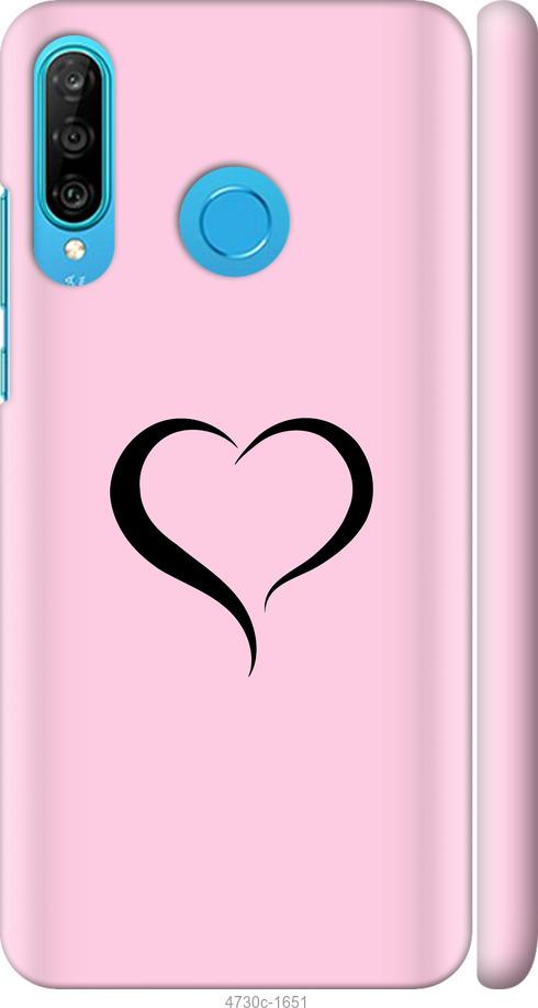 

Чехол на Huawei P30 Lite Сердце 1