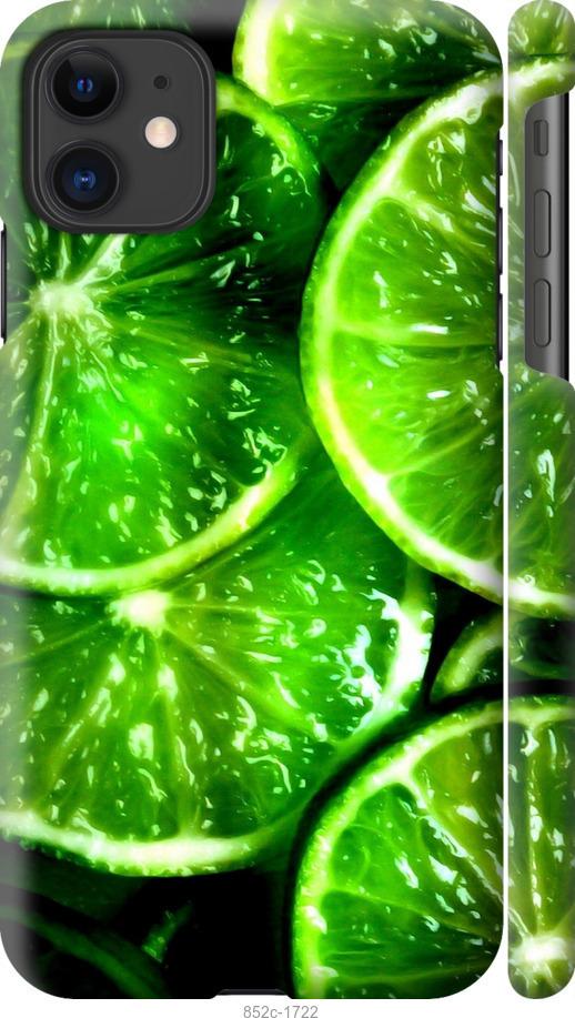 Чохол на iPhone 12 Mini Зелені часточки лимона