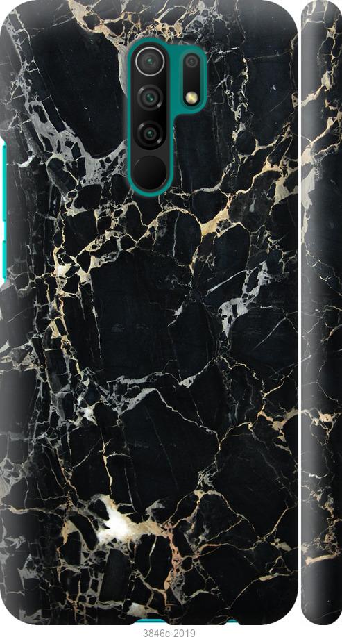 

Чехол на Xiaomi Redmi 9 Черный мрамор