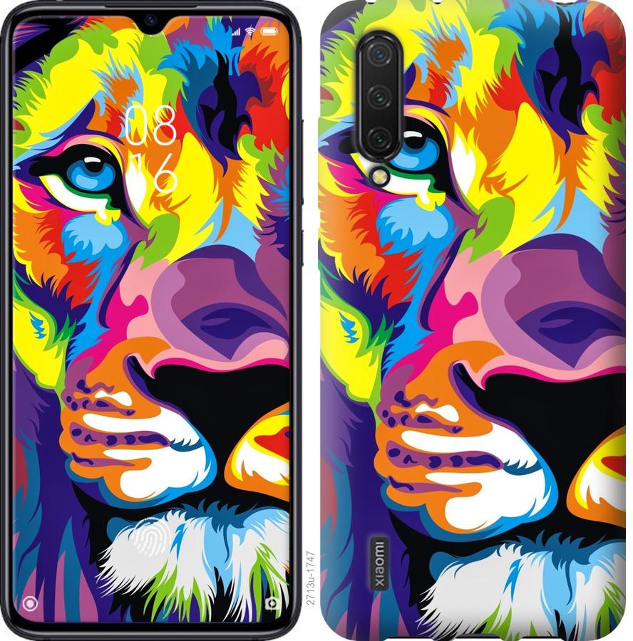 

Чохол на Xiaomi Mi CC9 Різнобарвний лев