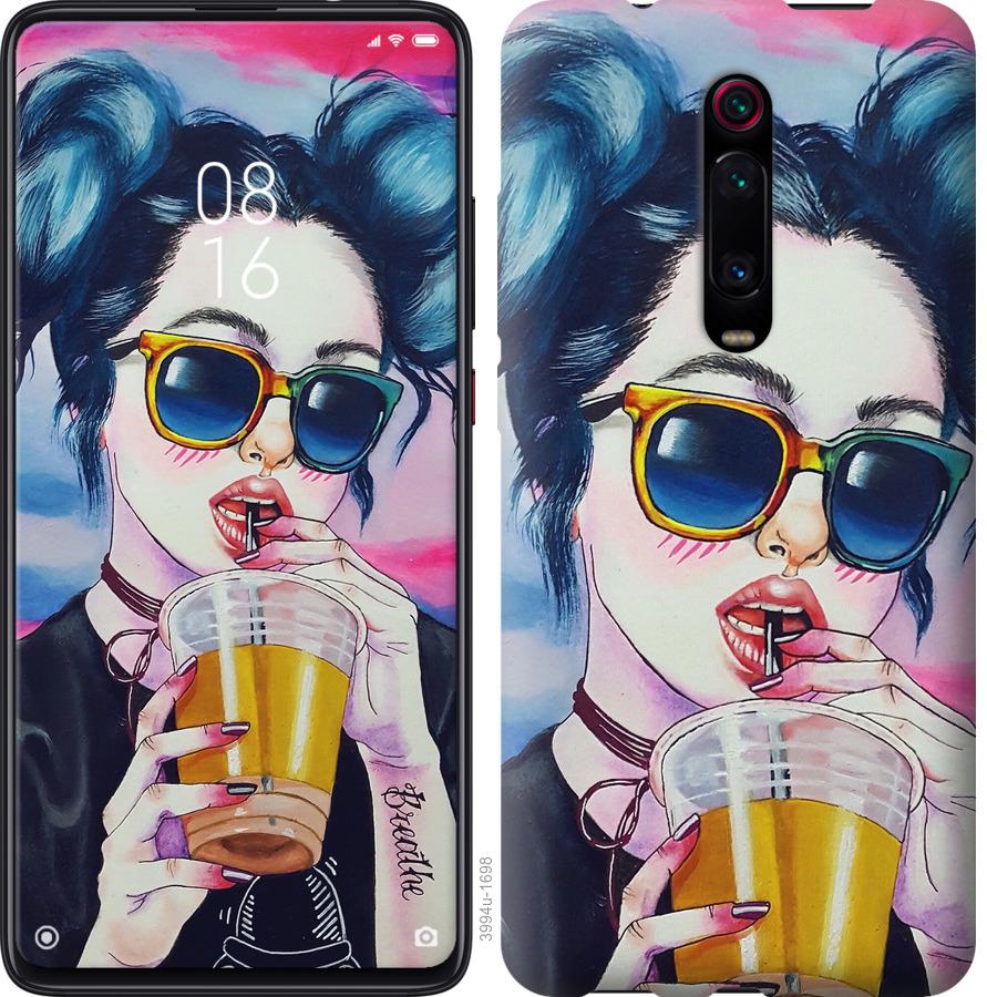 

Чехол на Xiaomi Redmi Note 8 Pro Арт-девушка в очках