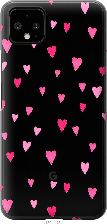 

Чехол на Google Pixel 4 XL Сердечки 2