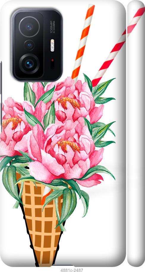 

Чехол на Xiaomi 11T Pro Мороженое-пионы