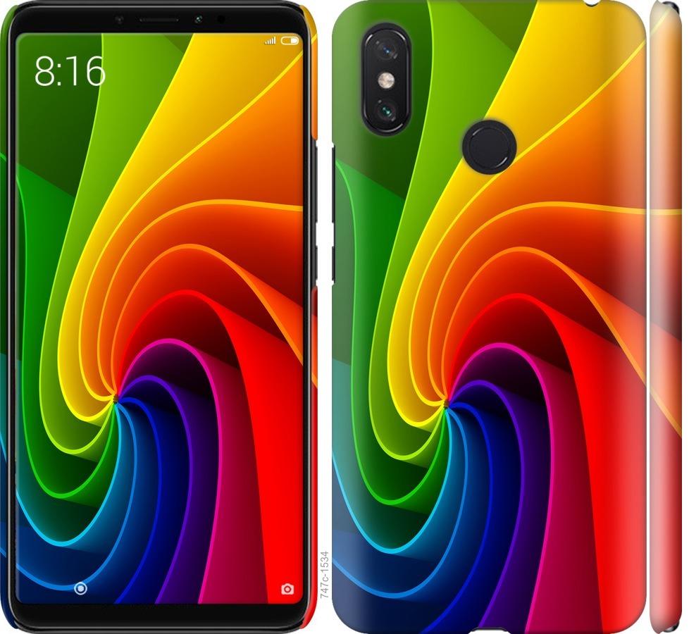 

Чохол на Xiaomi Mi Max 3 Райдужний вихор