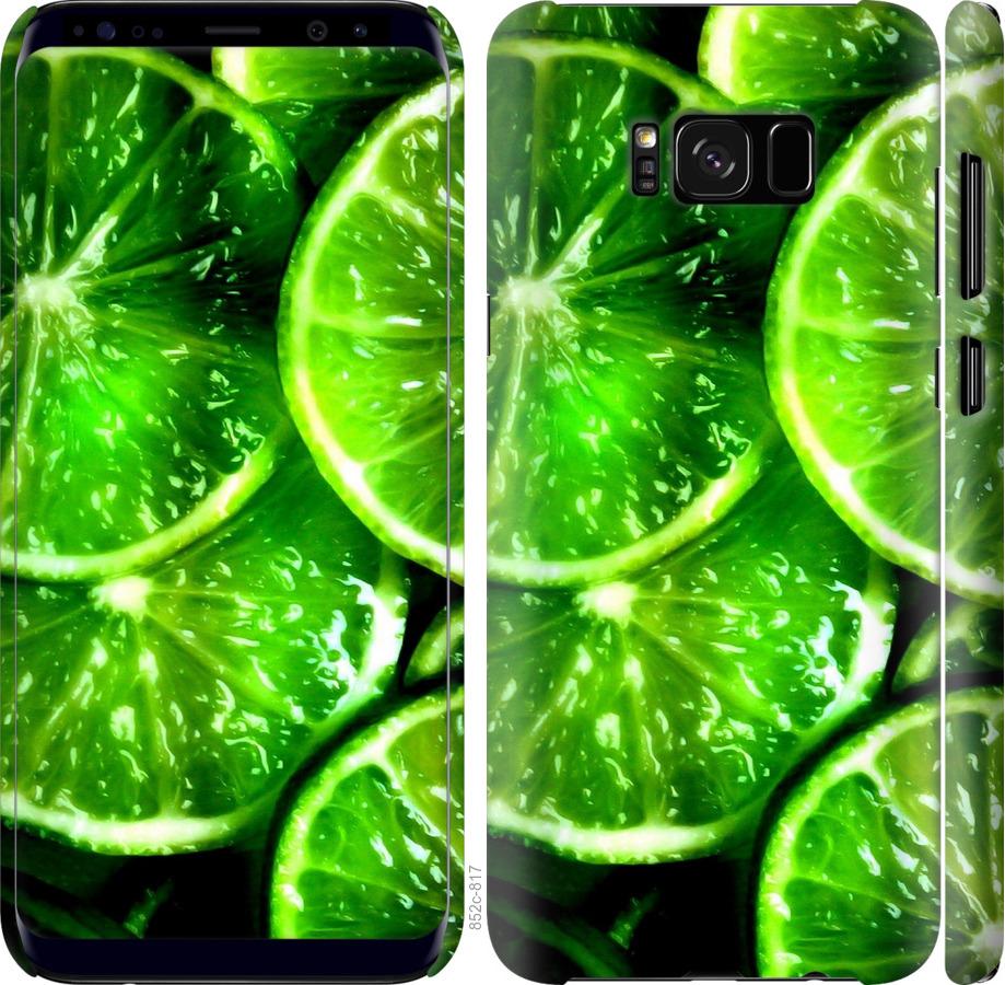 Чохол на Samsung Galaxy S8 Plus Зелені часточки лимона