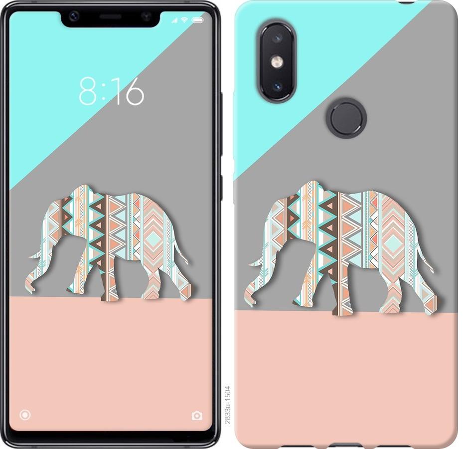 

Чохол на Xiaomi Mi8 SE Візерунчастий слон