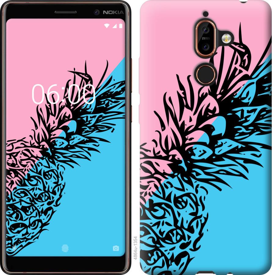

Чехол на Nokia 7 Plus Ананас 1