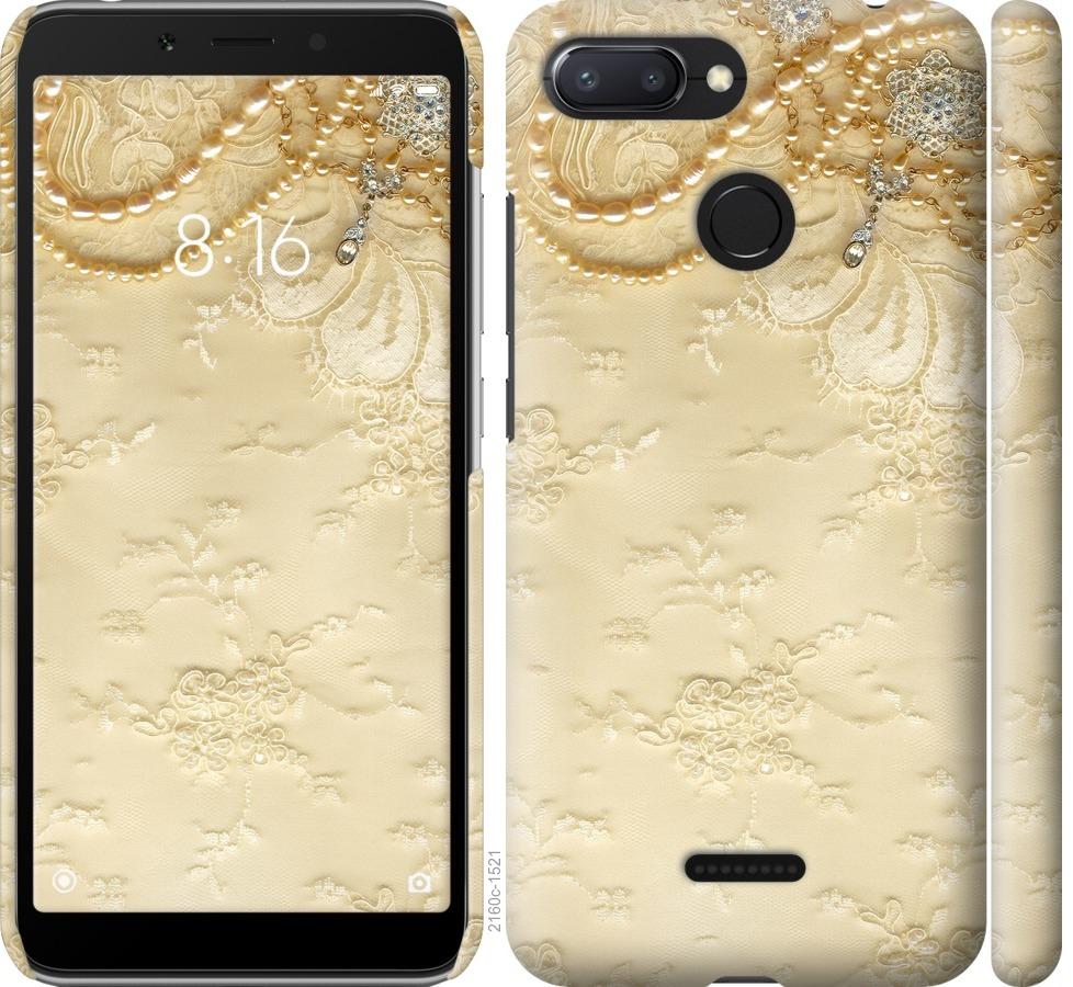 

Чехол на Xiaomi Redmi 6 Кружевной орнамент