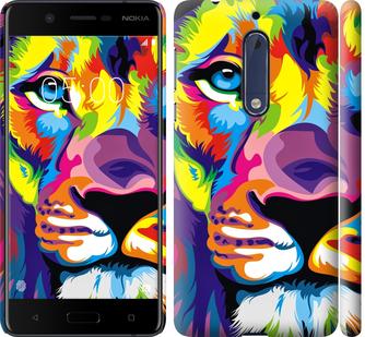 

Чохол на Nokia 5 Різнобарвний лев