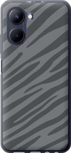 

Чохол на Realme C33 Сіра зебра