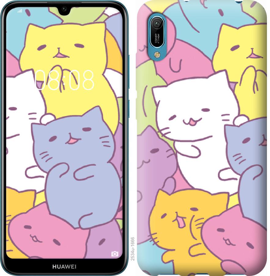 

Чехол на Huawei Y6 2019 Котики