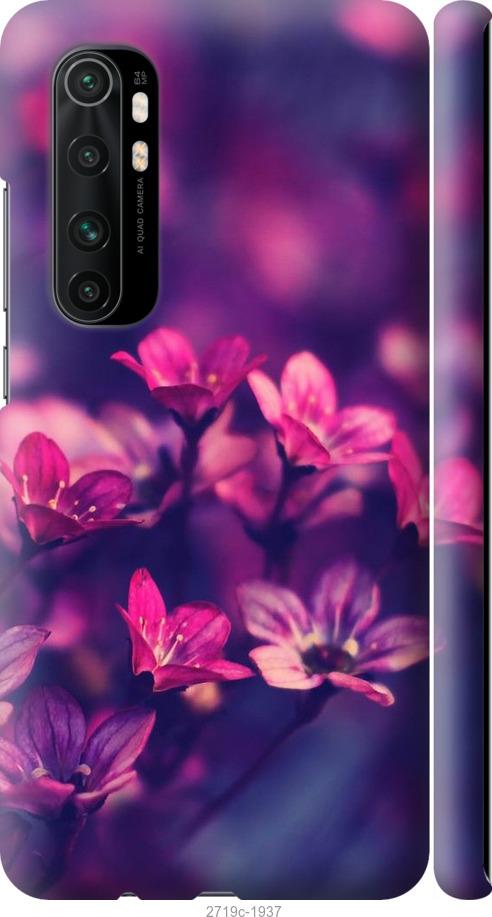 

Чехол на Xiaomi Mi Note 10 Lite Пурпурные цветы