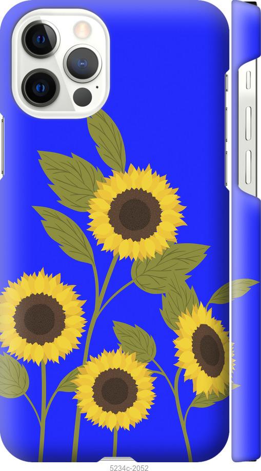 

Чохол на iPhone 12 Pro Подсолнухи v2